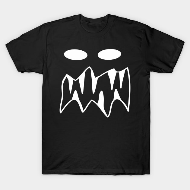 Scary face T-Shirt by Digital GraphX